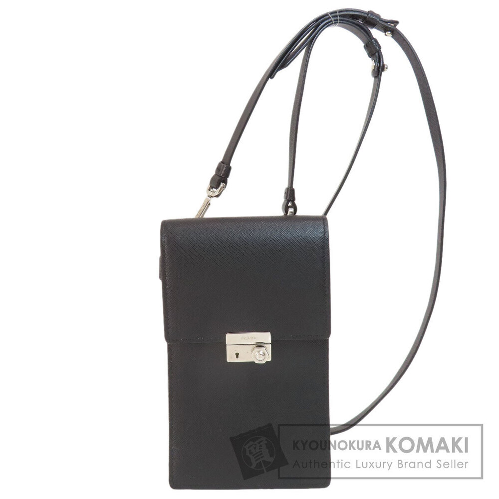 Prada logo Saffiano leather shoulder bag